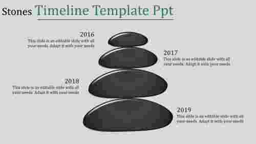timeline template ppt-Stones Timeline Template Ppt